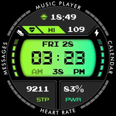 Phantom - LCD v4 | watch face screenshot 12