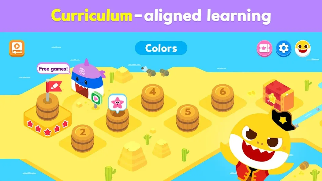 Baby Shark English: ABC Games screenshot 1