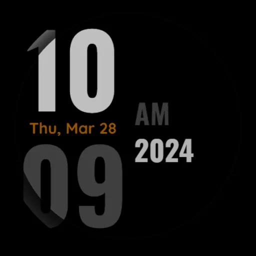EXD026: Digital Watch Face screenshot 22