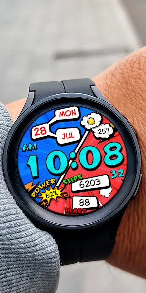 DIGI COMICON CTS43 Watch face screenshot 4