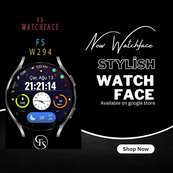 FSW293 Hybrid watchface screenshot 2