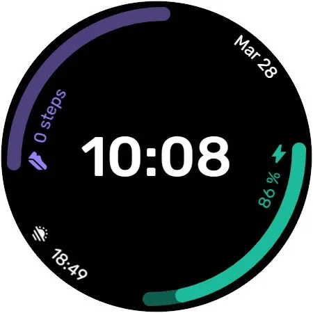WES9 - Sports Watch Face screenshot 5