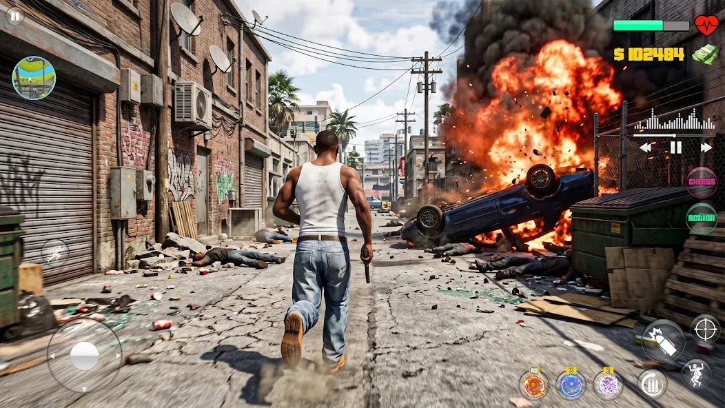 Gangster Mafia Crime City 3D screenshot 2