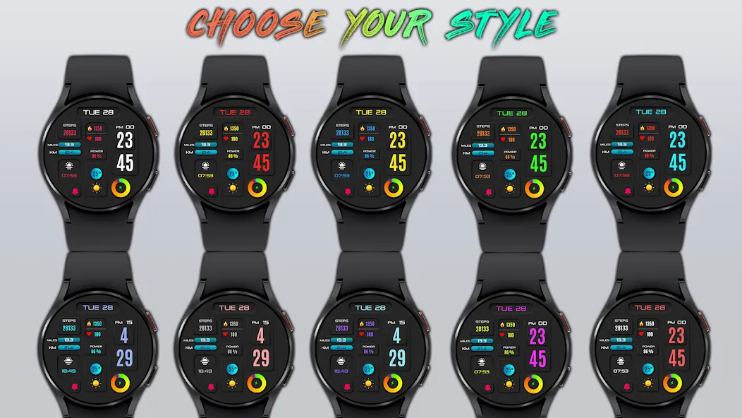 Vega Digital Watch Face screenshot 1