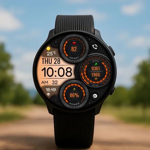 Digital Mingo Watch face screenshot 4