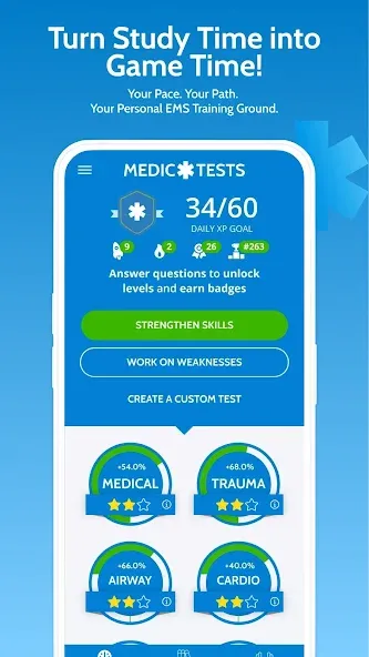 MedicTests 2026 EMS Education screenshot 1