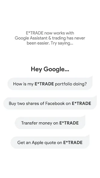 E*TRADE: Invest. Trade. Save. screenshot 2