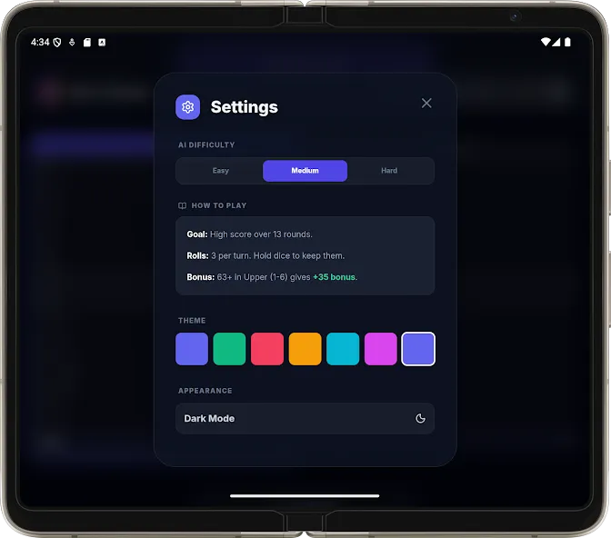 Neon Yahtzey Offline Edition screenshot 9
