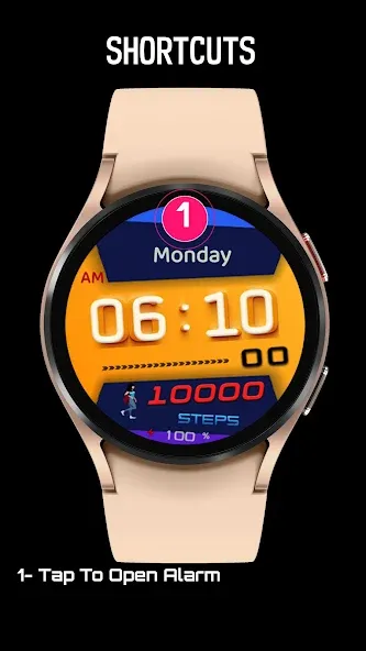 Pars Tuspa Digital Watch Face screenshot 2