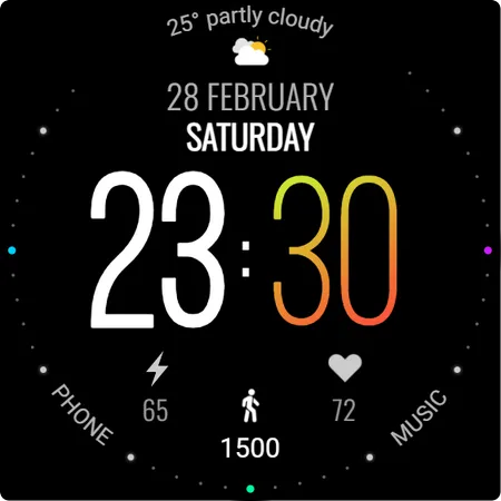 Minimal Watch Face screenshot 21