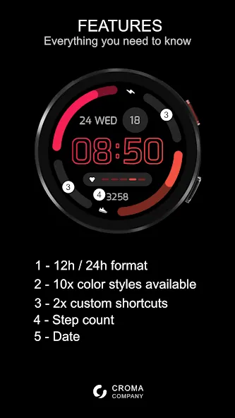 Active Watch Face for Wear OS screenshot 2