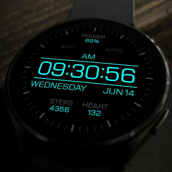 Key066 Digital Watch Face screenshot 6