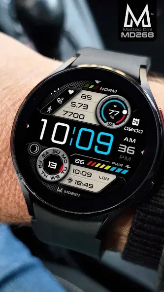 MD268 Digital watch face screenshot 6