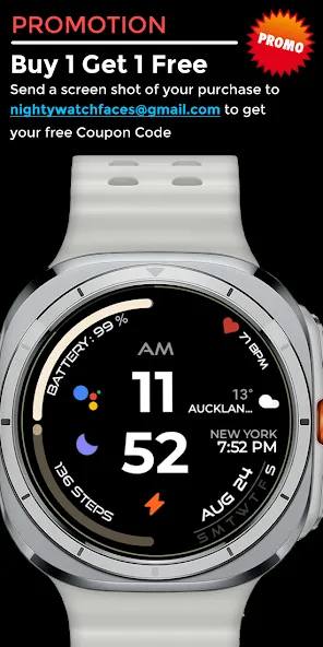 Night ver 27 - watch face screenshot 5
