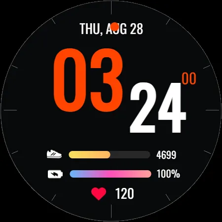 Vital Edge Premium WatchFace screenshot 18