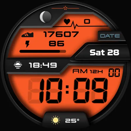 Colorful Digital Watch Face screenshot 35