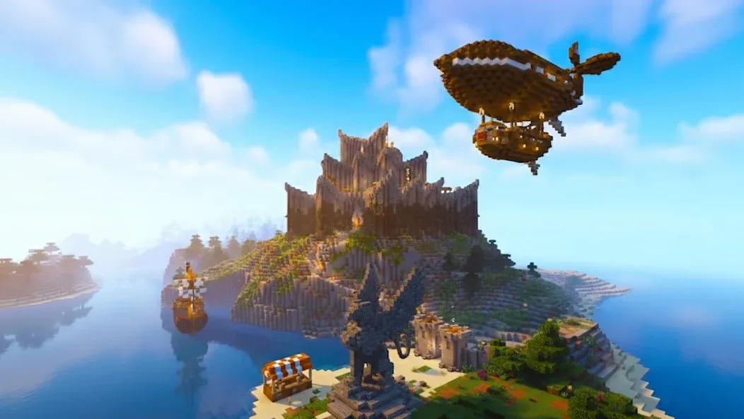 Craft World: Modern Block City screenshot 1