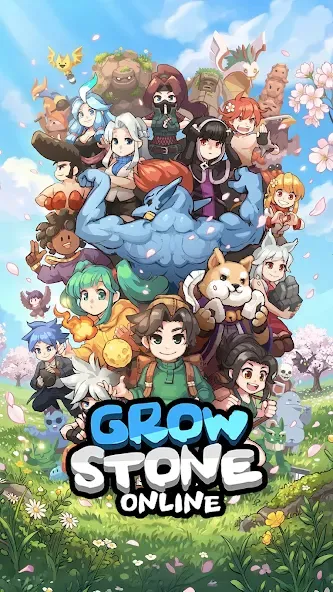 GrowStone Online: pixel MMORPG screenshot 1