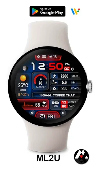 ML2U 228 Watch Face screenshot 1