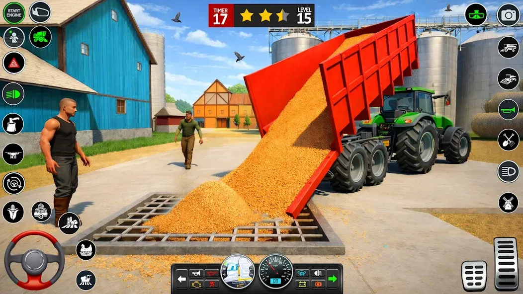 Tractor Farming Driving Sim screenshot 8