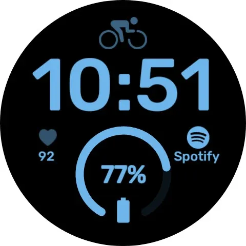 Big Time - Wear OS Watchface screenshot 1