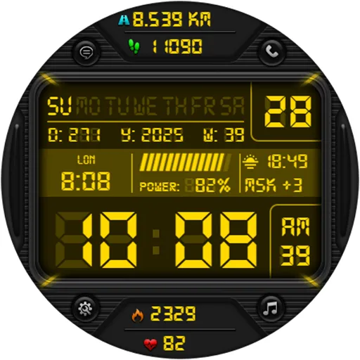 DIGI MONUS CTS60 Watch face screenshot 16