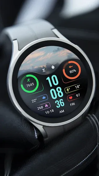 ZKin WatchFace Elegant Weather screenshot 3