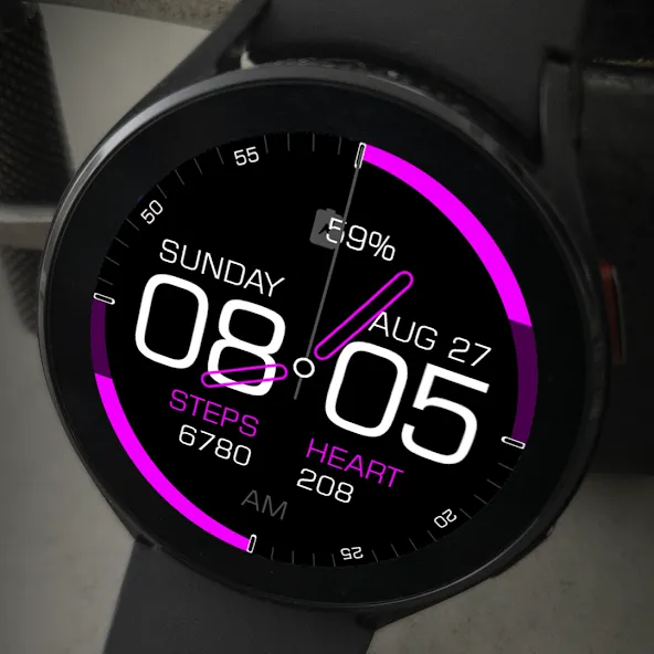 Key086 Hybrid Watch Face screenshot 7