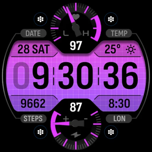 OMG 435 - Digital Watch Face screenshot 29
