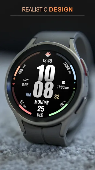 WFP 317 Digital watch face screenshot 5