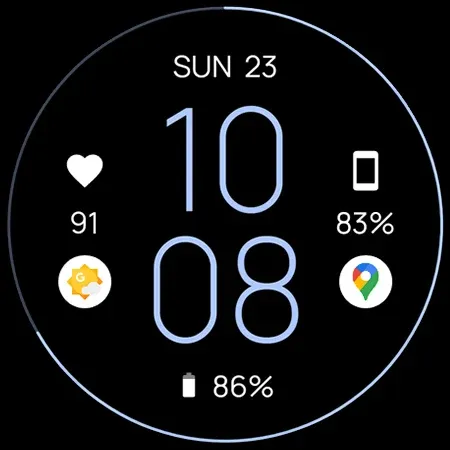 MNML Thin Watch face screenshot 8