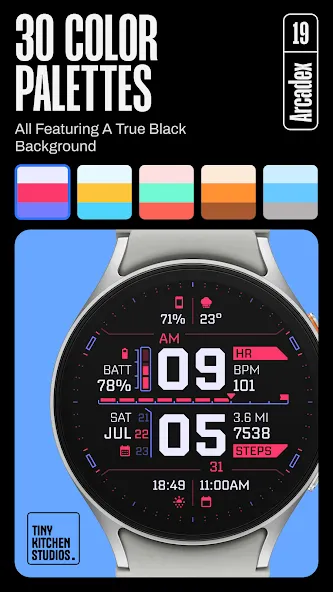 TKS 19 Arcadex Watch Face screenshot 3