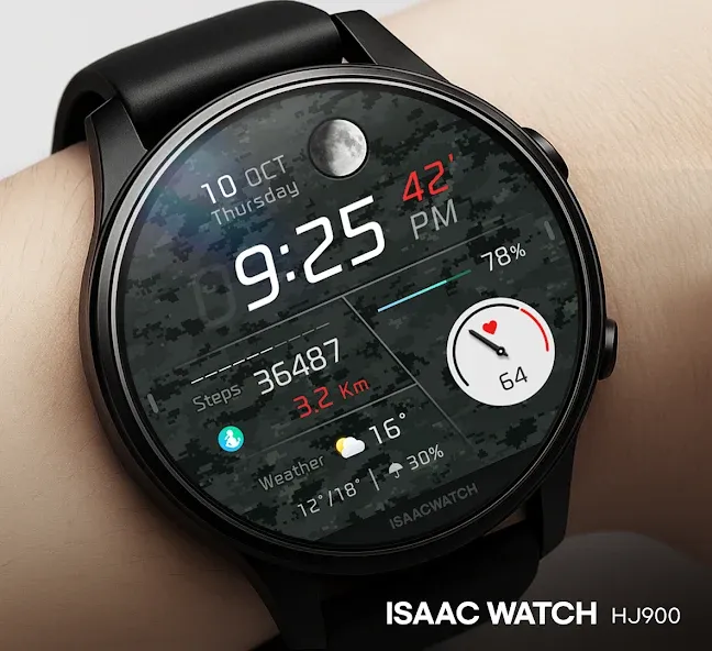 ISAAC WATCH HJ126 Digital screenshot 1