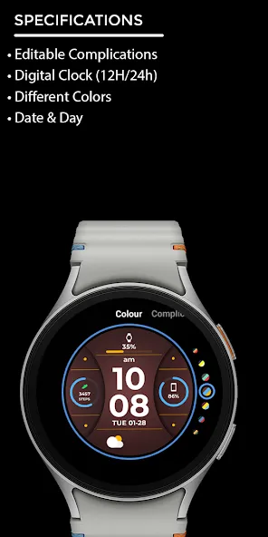 Night 81 - watch face screenshot 4