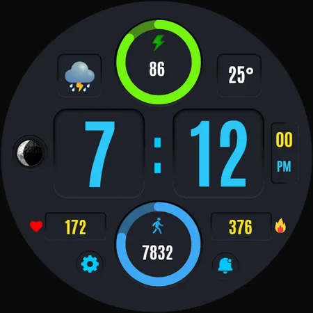 Penia Digital Watch Face screenshot 35