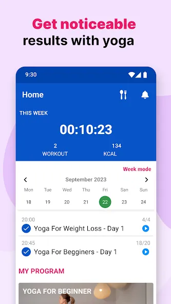 Daily Yoga For Beginners screenshot 2
