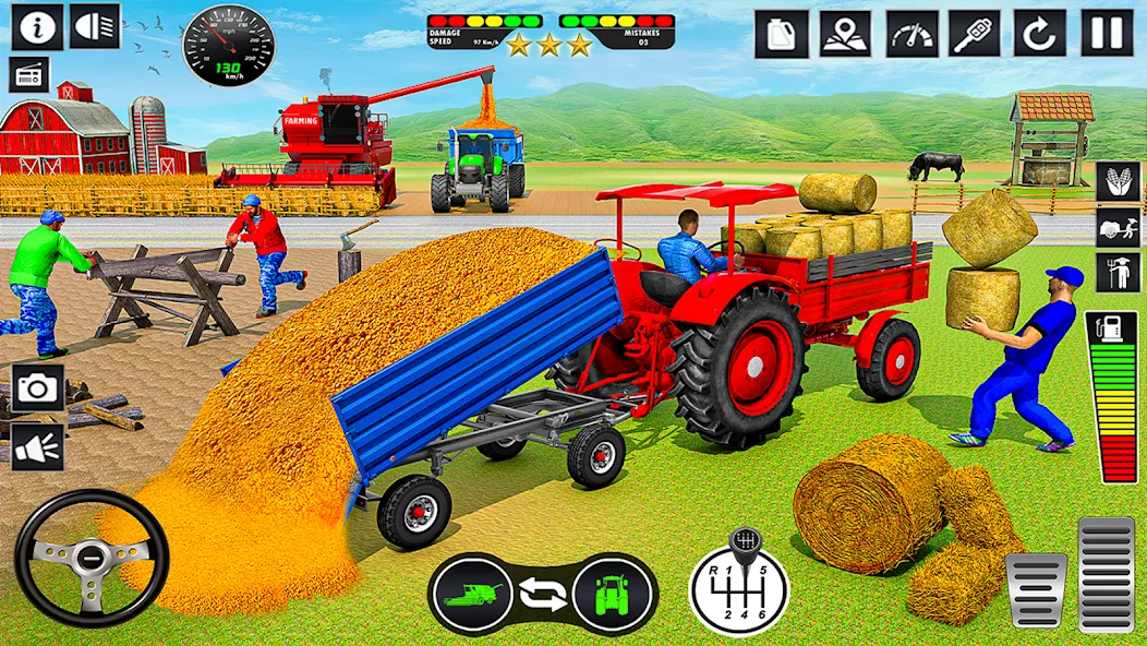 Big Tractor Farming Simulator screenshot 6