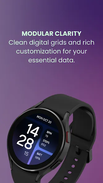 Modular: Digital Watch Face screenshot 2