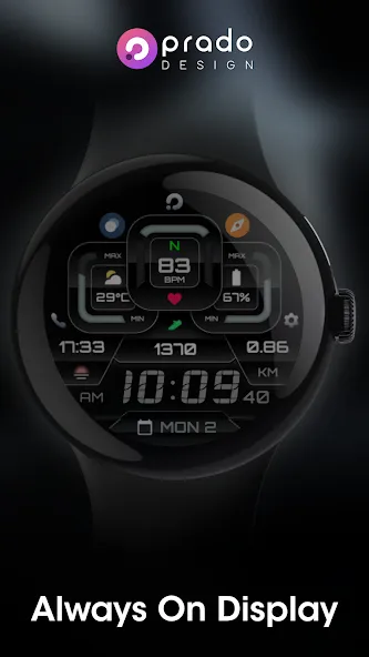 PRADO X81 Digital Watch Face screenshot 7
