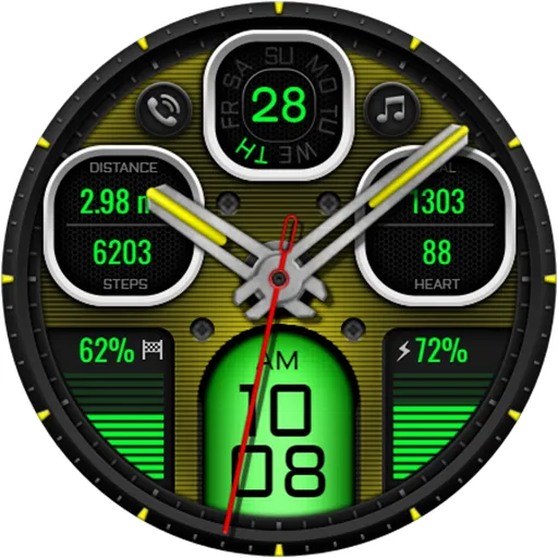 Hybrid TURAKON WS72 Watch face screenshot 18