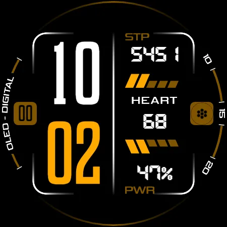Oled - Digital v3 | watch face screenshot 12