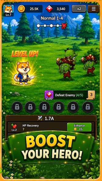 Idle Doge Battle screenshot 3