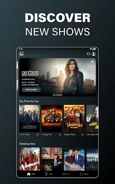 The NBC App - Stream TV Shows screenshot 8