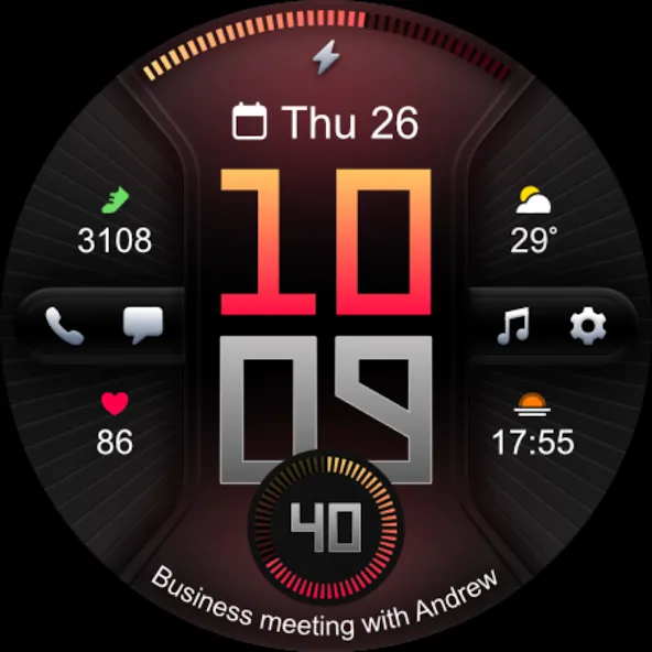 PRADO 78 Digital Watch Face screenshot 9