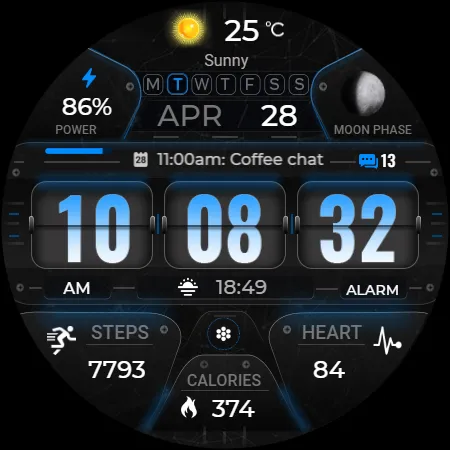 ES WR0022 – Sport Watch Face screenshot 33