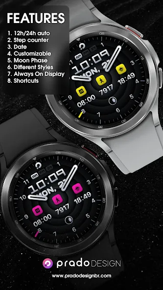 PRADO X15 Hybrid Watch Face screenshot 2