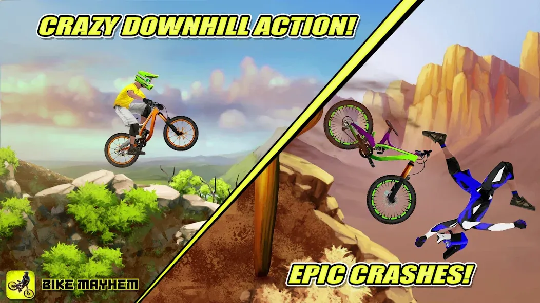 Bike Mayhem Mountain Racing screenshot 1
