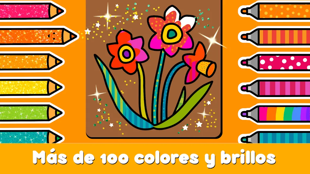 Jardín Libro de colorear niños screenshot 2