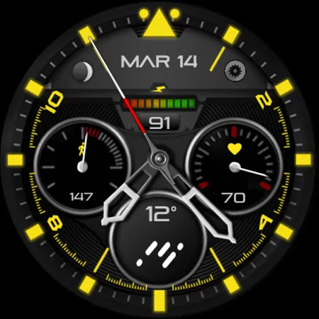 Pars Lena Analog Watch Face screenshot 32