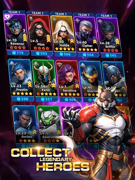 Superhero & Puzzles Match3 RPG screenshot 8